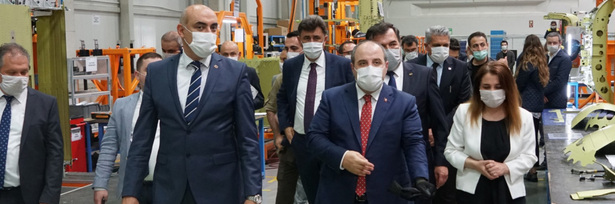 T.C Sanayi ve Teknoloji Bakanı Sayın Mustafa Varank, Coşkunöz Aerospace'i ziyaret etti